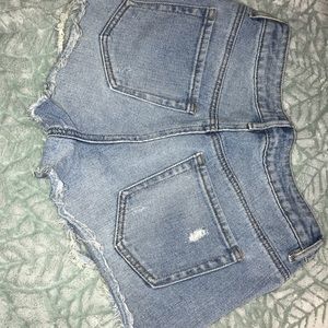 Pacsun high waisted ripped shorts